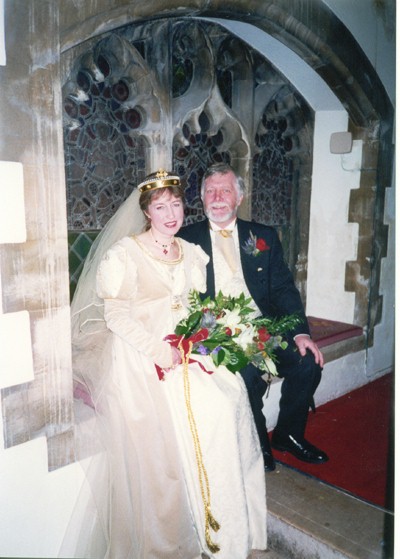 Kathy and Robert Weston on their special day